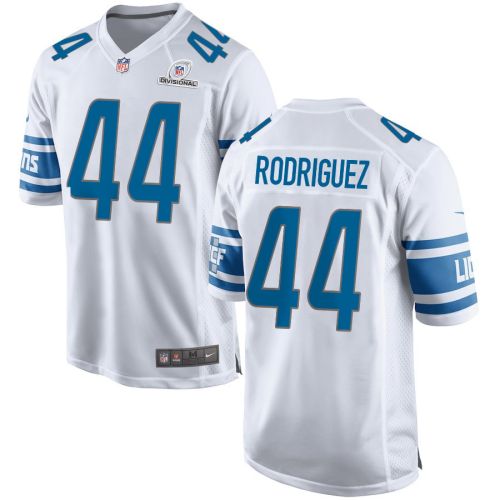 Malcolm Rodriguez 44 Detroit Lions 2024 Divisional Patch Game Men Jersey - White