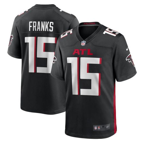 Feleipe Franks 15 Atlanta Falcons Men's Game Jersey - Black