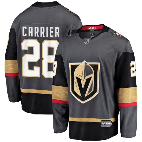 Men's William Carrier Black Vegas Golden Knights Breakaway Player Jersey Jersey