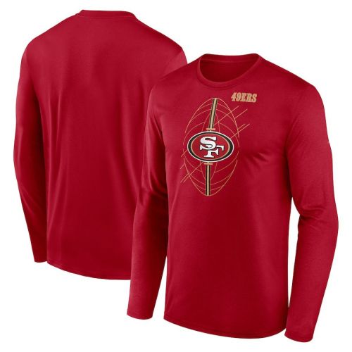 San Francisco 49ers Legend Icon Long Sleeve T-Shirt - Scarlet