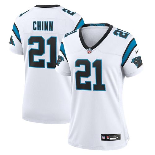 Jeremy Chinn 21 Carolina Panthers Women's Game Jersey - White