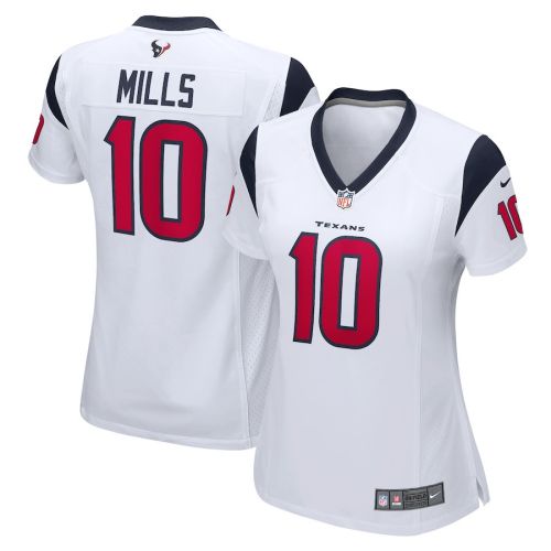 Davis Mills 10 Houston Texans Women's Game Jersey - White