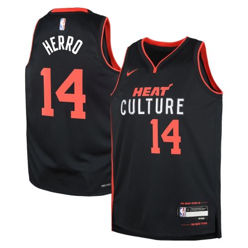 Tyler Herro 14 Miami Heat 2023/24 City Edition Swingman YOUTH Jersey - Black