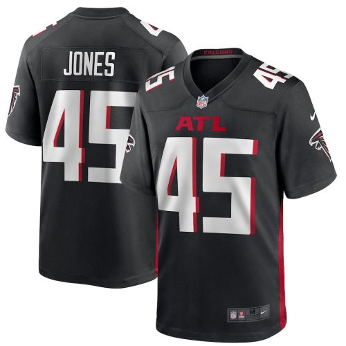 Deion Jones 45 Atlanta Falcons Men's Game Jersey - Black