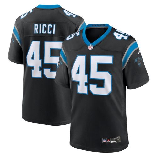 Giovanni Ricci 45 Carolina Panthers Team Game Men Jersey - Black