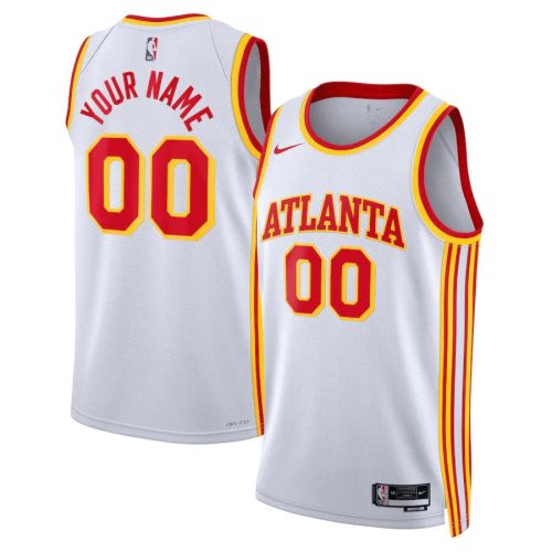 Atlanta Hawks Custom 00 Men 2022/23 Swingman Jersey - Association Edition