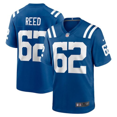 Chris Reed 62 Indianapolis Colts Men Game Jersey - Royal