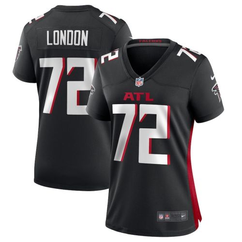 LaCale London 72 Atlanta Falcons Women Game Jersey - Black