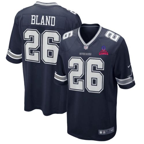 DaRon Bland 26 Dallas Cowboys 2024 Pro Bowl Patch Game Men Jersey - Navy