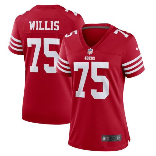 Jordan Willis San Francisco 49ers Women's Team Game Player Jersey - Scarlet