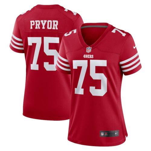 Matt Pryor San Francisco 49ers Women's Player Game Jersey - Scarlet