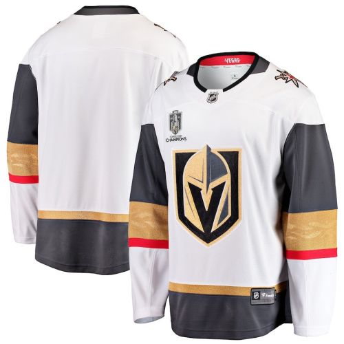 Vegas Golden Knights 2023 Stanley Cup Champions Patch Away Breakaway Jersey - White