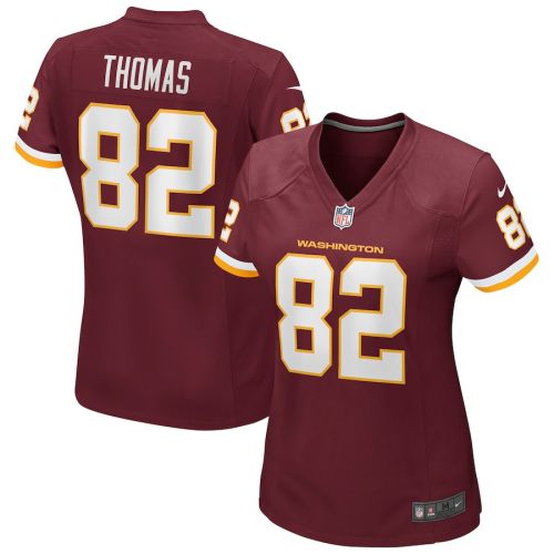 Logan Thomas 82 Washington Commanders Football Team Women Game Jersey - Burgundy