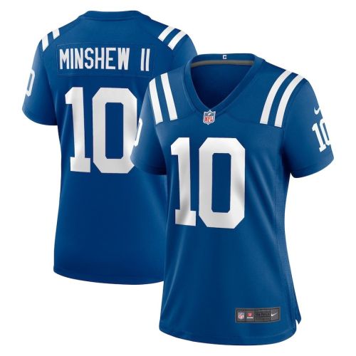 Gardner Minshew II 10 Indianapolis Colts Women's Game Jersey - Royal