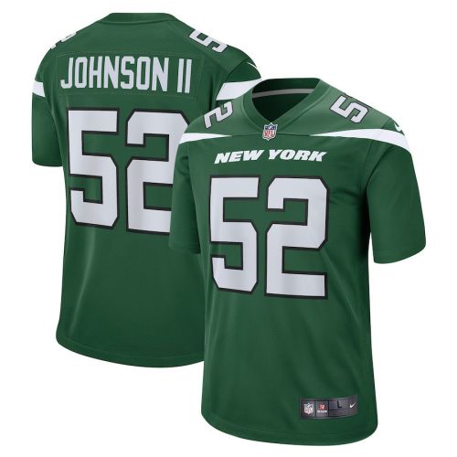 Jermaine Johnson II 52 New York Jets Men Game Jersey - Green