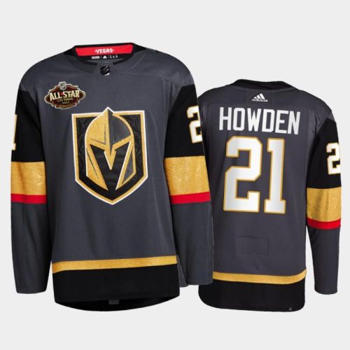 Golden Knights Brett Howden 2022 All-star Black Alternate Primegreen Jersey, Men Jersey