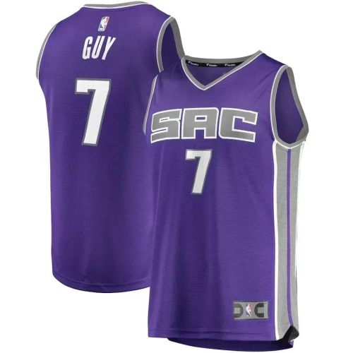 Kyle Guy Sacramento Kings Fast Break Jersey Purple - Icon Edition