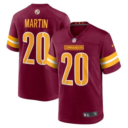 Jartavius Martin 20 Washington Commanders Men Game Jersey - Burgundy