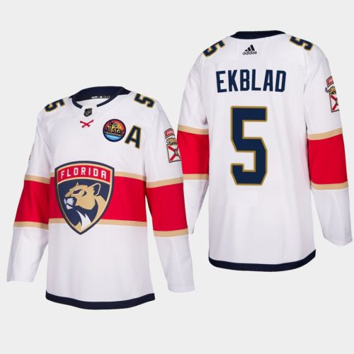 Aaron Ekblad 5 Florida Panthers 2023 All-Star Game Jersey White Equipment