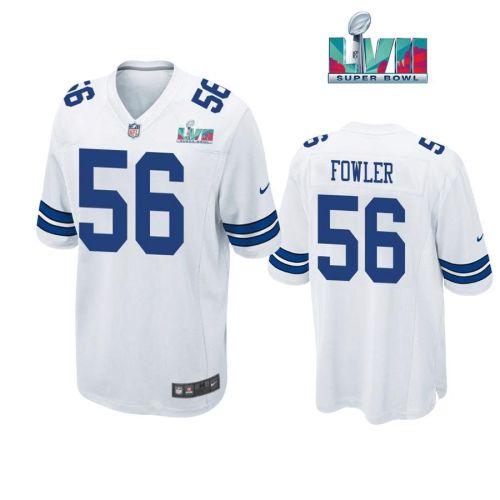 Dante Fowler Jr. 56 Dallas Cowboys Super Bowl LVII Super Bowl LVII White Men Game Jersey