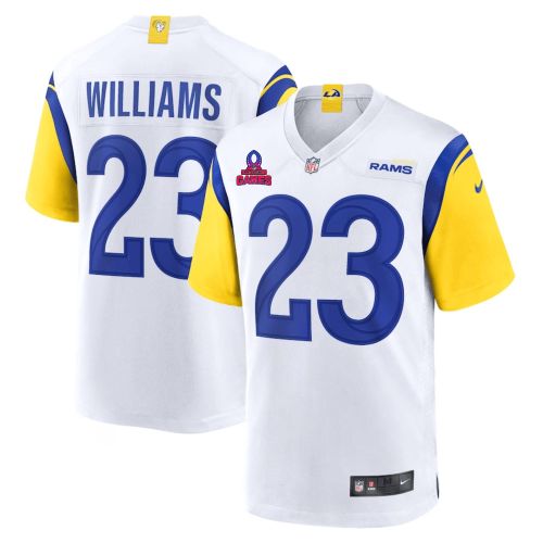 Kyren Williams 23 Los Angeles Rams 2024 Pro Bowl Patch Alternate Game Men Jersey - White