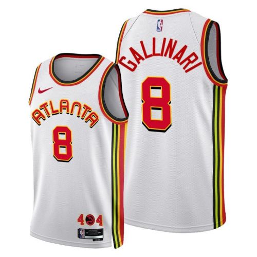 Atlanta Hawks 8 Danilo Gallinari 2022-23 Association Edition Jersey White - Men Jersey