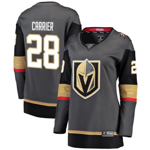 William Carrier Vegas Golden Knights Women's Breakaway Player Jersey - Black