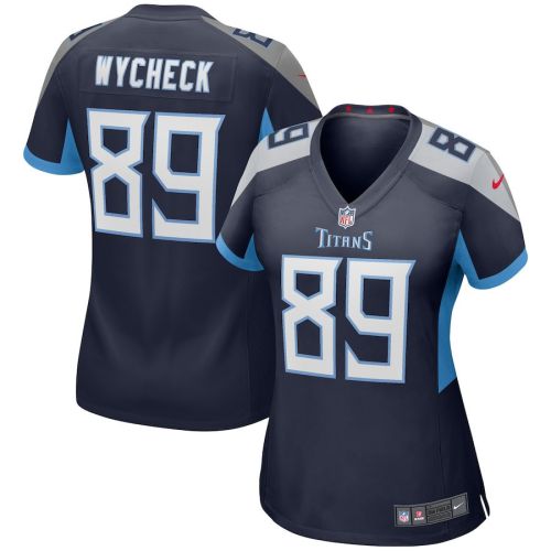 Frank Wycheck 89 Tennessee Titans Women Game Retired Jersey - Navy