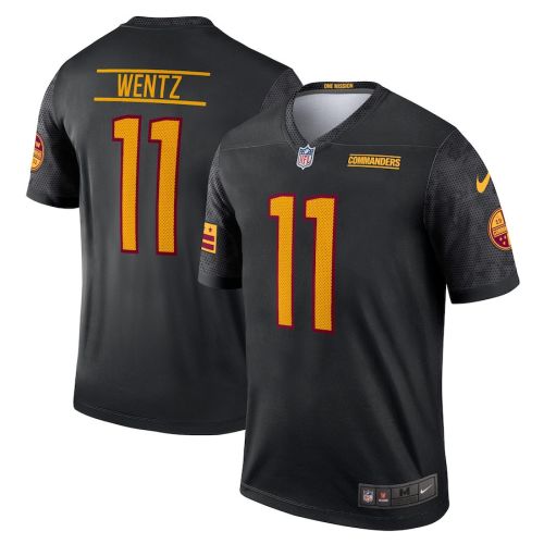 Carson Wentz 11 Washington Commanders Men Alternate Legend Jersey - Black