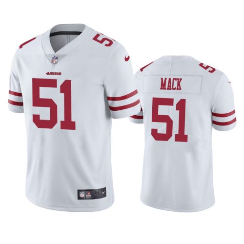 Alex Mack 51 San Francisco 49ers White Vapor Limited Jersey