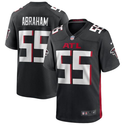 John Abraham 55 Atlanta Falcons Men Game Retired Jersey - Black