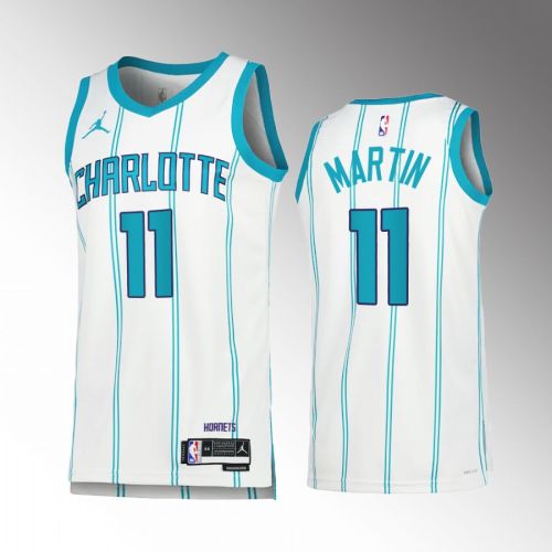 Cody Martin 11 2022-23 Charlotte Hornets White Association Edition Jersey Swingman