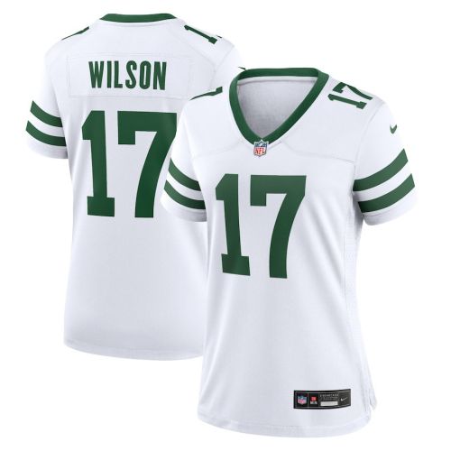 Garrett Wilson 17 New York Jets Women's Player Game Jersey - White