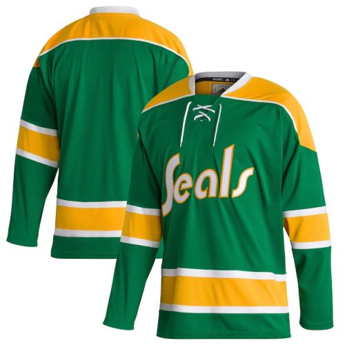 California Golden Seals Team Classics Blank Men Jersey - Green