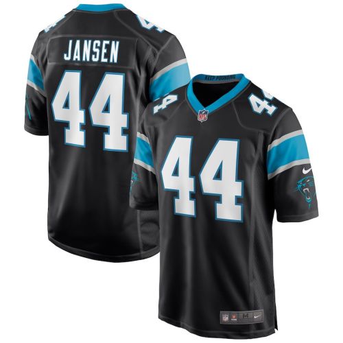 J.J. Jansen 44 Carolina Panthers Men's Game Jersey - Black