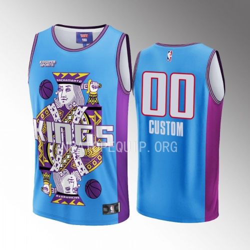 Custom Sacramento Kings NBA & KidSuper Studios Unisex Hometown Jersey