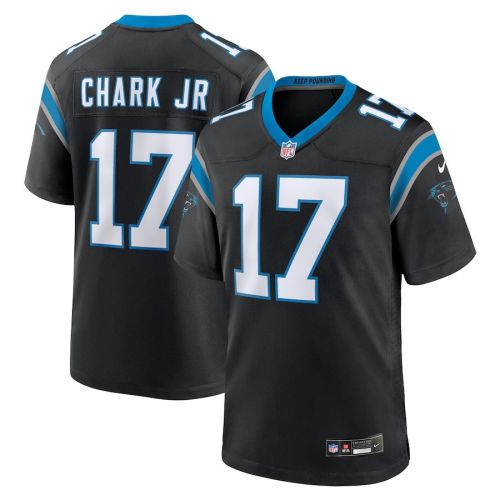 DJ Chark Jr. 17 Carolina Panthers Men Game Jersey - Black