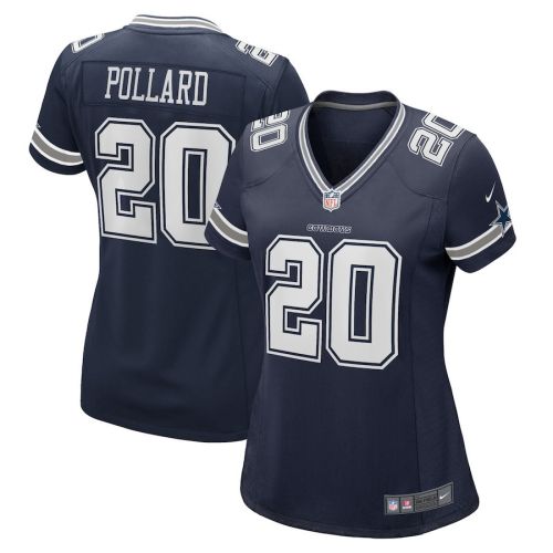 Tony Pollard 20 Dallas Cowboys Women's Game Player Jersey - Navy