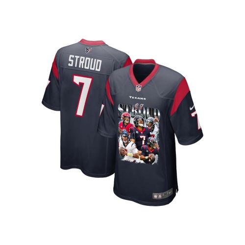 C.J. Stroud 7 Houston Texans The Gunslinger Game YOUTH Jersey - Navy