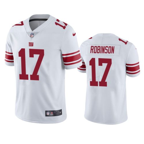 New York Giants Wan'Dale Robinson 17 White Vapor Limited Jersey