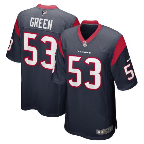 Kendrick Green 53 Houston Texans Men Team Game Jersey - Navy