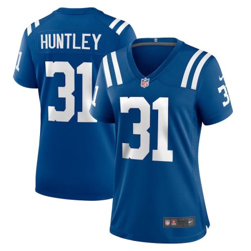 Jason Huntley 31 Indianapolis Colts Women Team Game Jersey - Royal