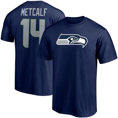 DK Metcalf 14 Seattle Seahawks Unisex T-Shirt - College Navy