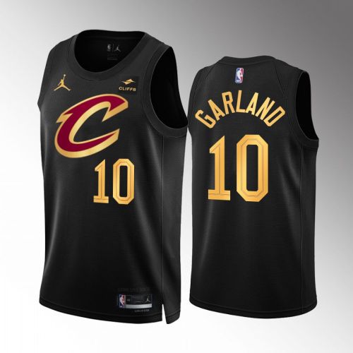 Cleveland Cavaliers Darius Garland 10 Statement Edition Black Jersey 2022-23 Swingman