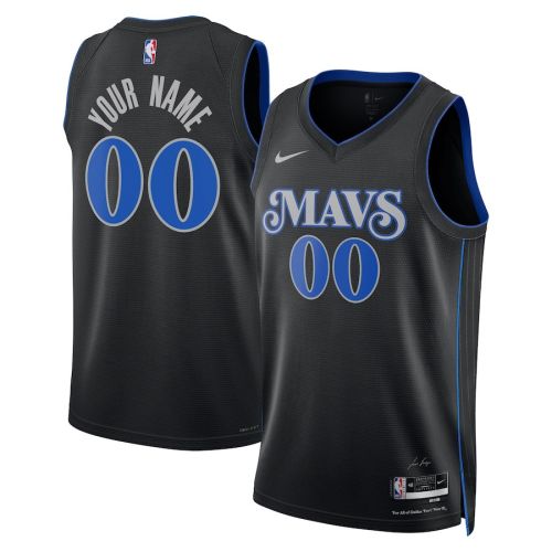 Dallas Mavericks 2023/24 City Edition Swingman Custom Jersey - Black