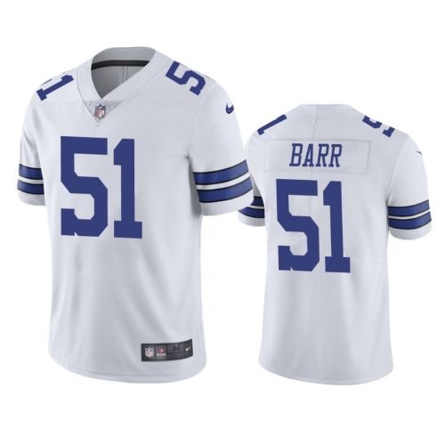 Dallas Cowboys Anthony Barr 52 White Vapor Limited Jersey