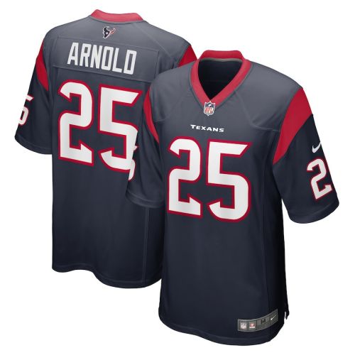 Grayland Arnold 25 Houston Texans Men Team Game Jersey - Navy