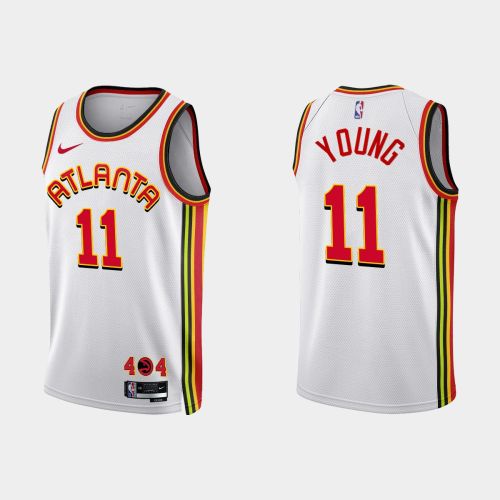 Atlanta Hawks Trae Young 11 2022-23 Association Edition White Men Jersey