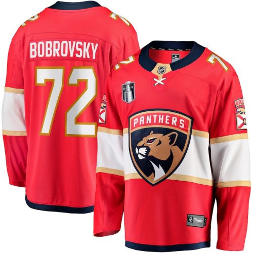 Sergei Bobrovsky 72 Florida Panthers 2023 Stanley Cup Final Home Breakaway Player Jersey - Red