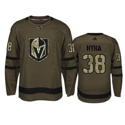 Men Vegas Golden Knights Tomas Hyka 38 Military Camo Jersey Jersey